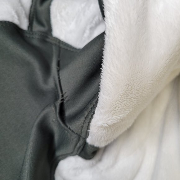 Columbia Women's Small Jacket White Fleece Green Full Zip - Picture 15 of 15